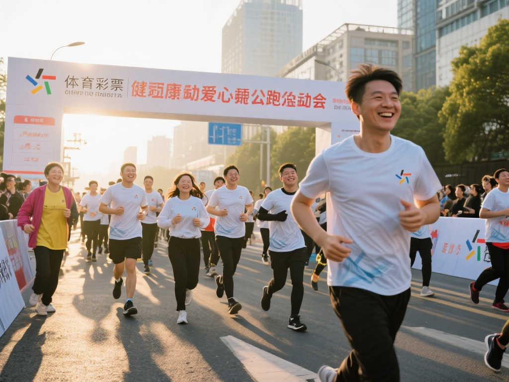 体彩公益跑步活动开幕，全民参与热情高涨